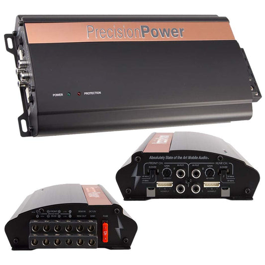 Precision Power i520.4 Amplifier. Compact iON Series 4Ch Amplifier. — view 1