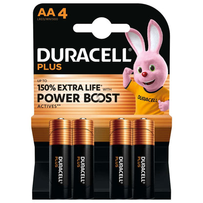 Duracell MN1500B4 Coppertop AA Alkaline Battery with POWER BOOST™, 4 Pack — view 3
