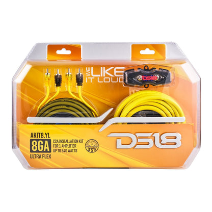DS18 AKIT8.YL 8-GA Yellow SPEAKER WIRES OFC 100% COPPER SPEAKER WIRES — view 5