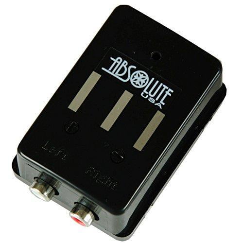 Absolute USA Absolute HLA600 2 Channel High Level to Low Converter Line Output with Ground Loop Isolator Built in signal Noise Eliminator — view 1