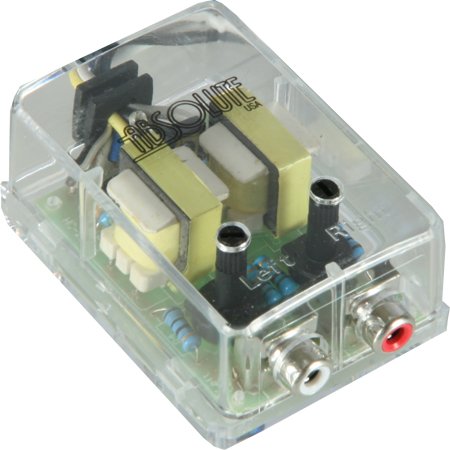Absolute USA Absolute HLA600 2 Channel High Level to Low Converter Line Output with Ground Loop Isolator Built in signal Noise Eliminator — view 2