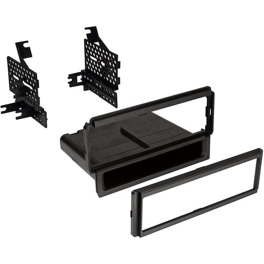 American International NDK729 Single DIN Black Stereo Dash Kit with Pocket for 2004-2015 Nissan Truck/SUV — view 2
