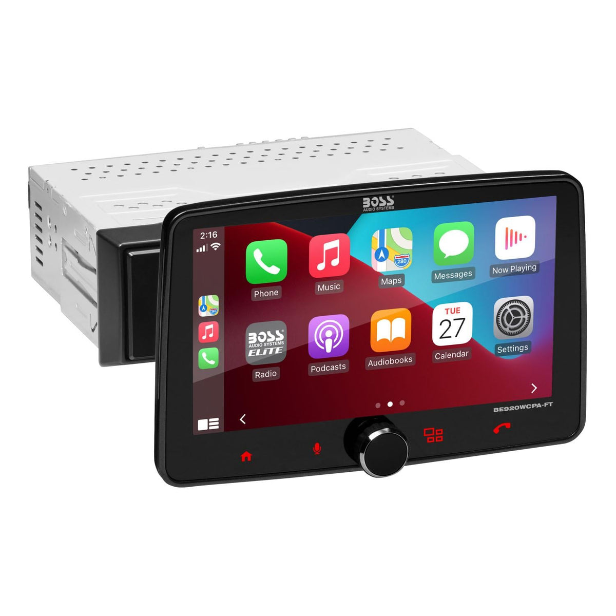 BOSS Audio Systems Elite BE920WCPA Car Stereo – Wireless Apple CarPlay & Android Auto, 7 Inch Double Din Touchscreen, Bluetooth Head Unit, Radio Receiver, USB, No CD DVD Player — view 4