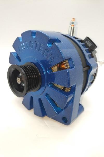 AutoTech Engineering HP-8237-320A-BK HP-8237-320A 320 Amp High Output Alternator for GM Trucks (1996-2004) - Gloss Black — view 5