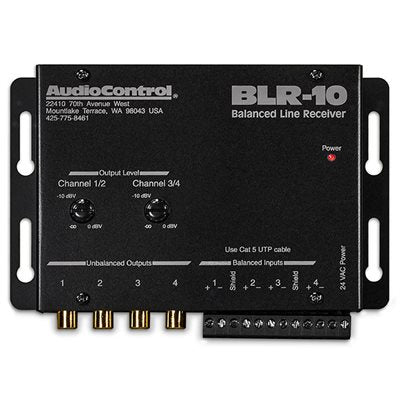 AudioControl 4 Channel Balanced Line Receiver BLR-10 — view 2