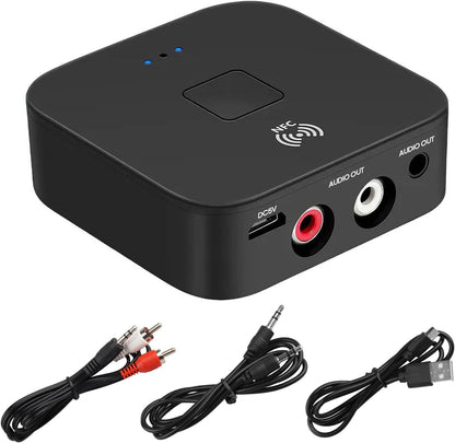 Generic BT4P Bluetooth 5.0 Audio Receiver Adapter with 3.5mm Aux and USB Power — view 1
