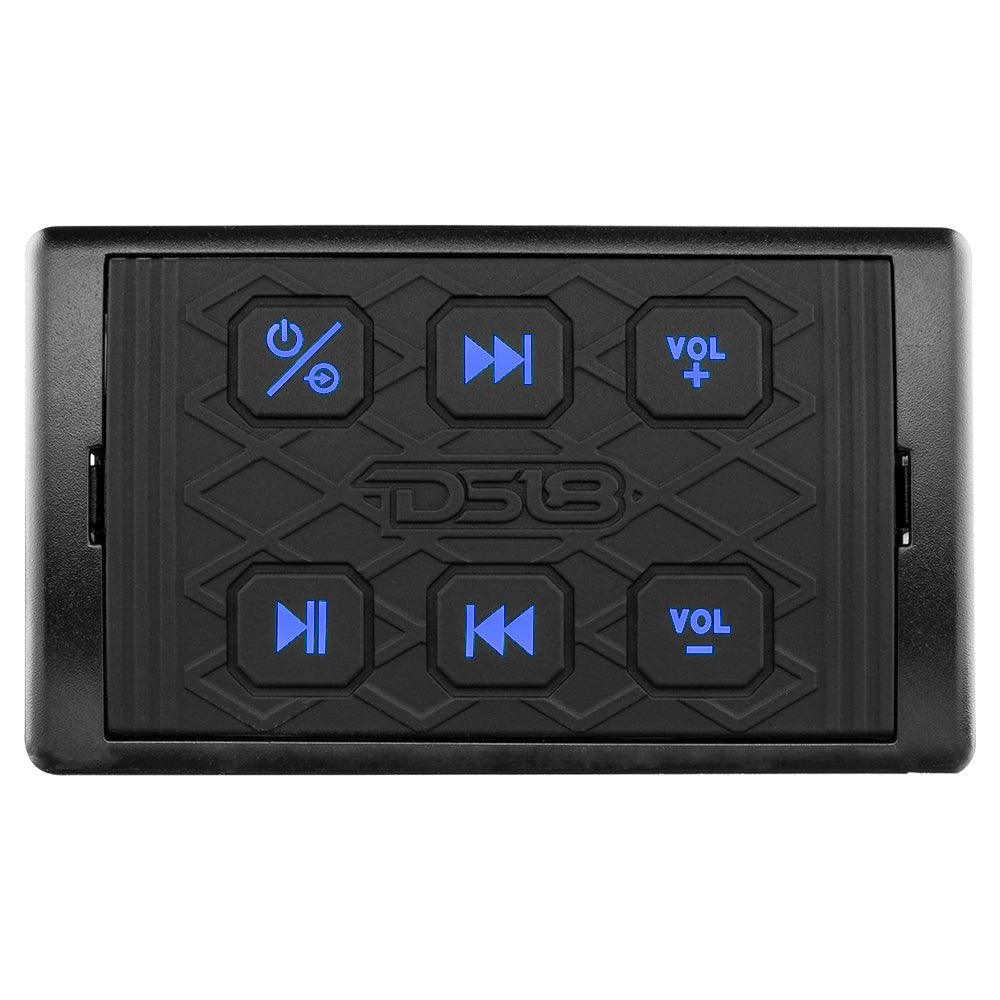 DS18 BTRC-SQ Bluetooth Audio Receiver With Controls MARINE REMOTE CONTROL — view 2