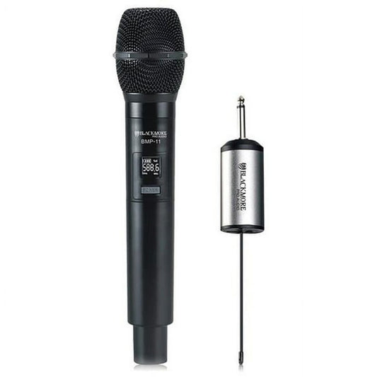 Blackmore Pro Audio BMP-11 Rechargeable UHF Wireless Microphone, Black — view 1