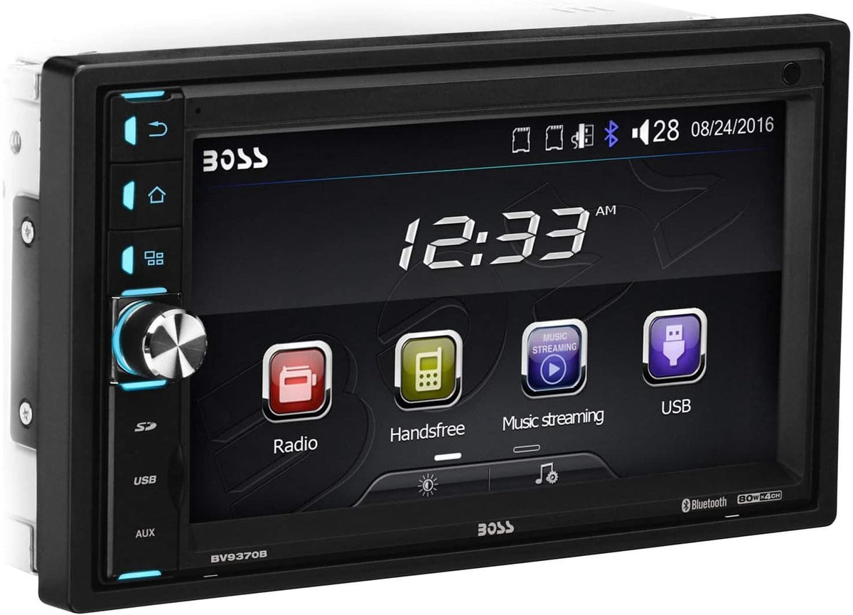 BOSS Audio Systems BV9370B Car Stereo – Double Din, 6.5 Inch Touchscreen, Bluetooth, No CD DVD Player, AM/FM Radio Receiver, Wireless Remote Control — view 6