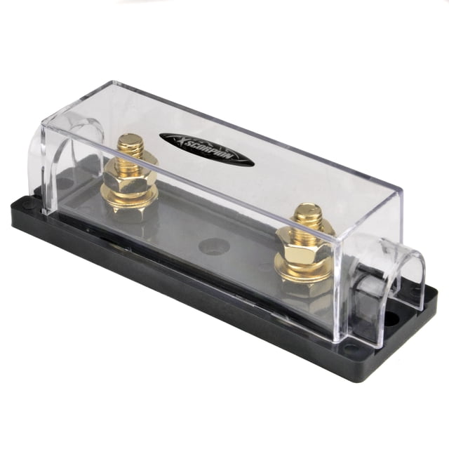 Xscorpion ANL1010G Car Audio Inline 0/2/4 Gauge ANL Fuse Holder, Gold Plated — view 5