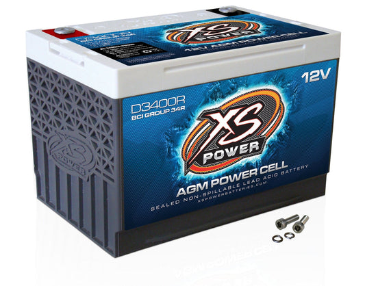 XS Power D3400R Group 34R 12V AGM Battery (Reverse-Polarity) — view 1