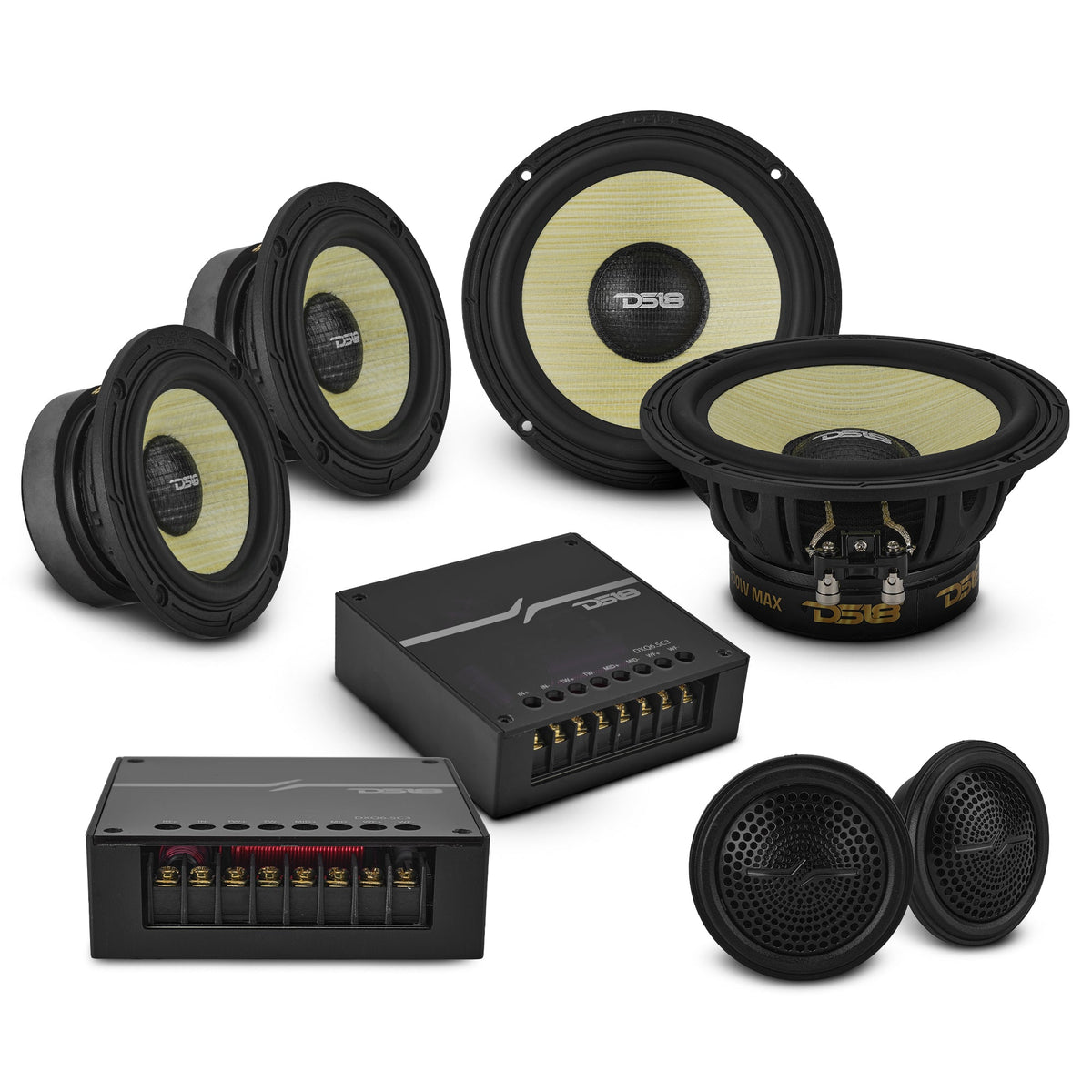 DS18 DXQ6C3 6.5" + 3.5" + 2" Component