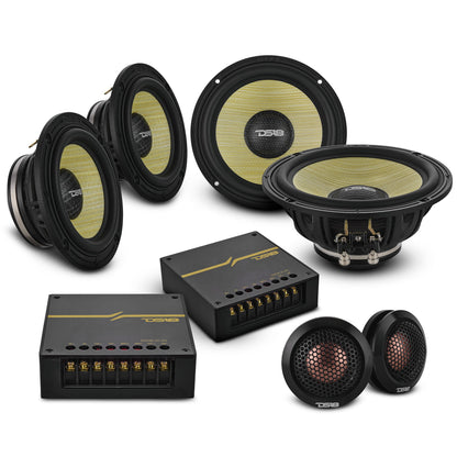 DS18 DXQ6C3N 6.5" + 3.5" + 2.2" Component