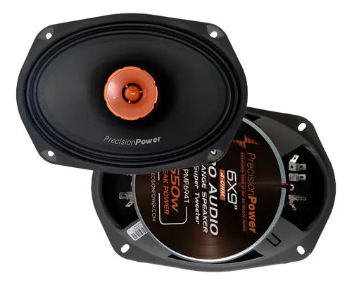 Precision Power PMF.694T 6" x 9" 550W 2-Way Pro Audio Coaxial Speakers — view 1