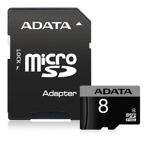 ADATA microSDHC Class 4 Card 8GB with Adapter (AUSDH8GCL4-RA1) — view 3