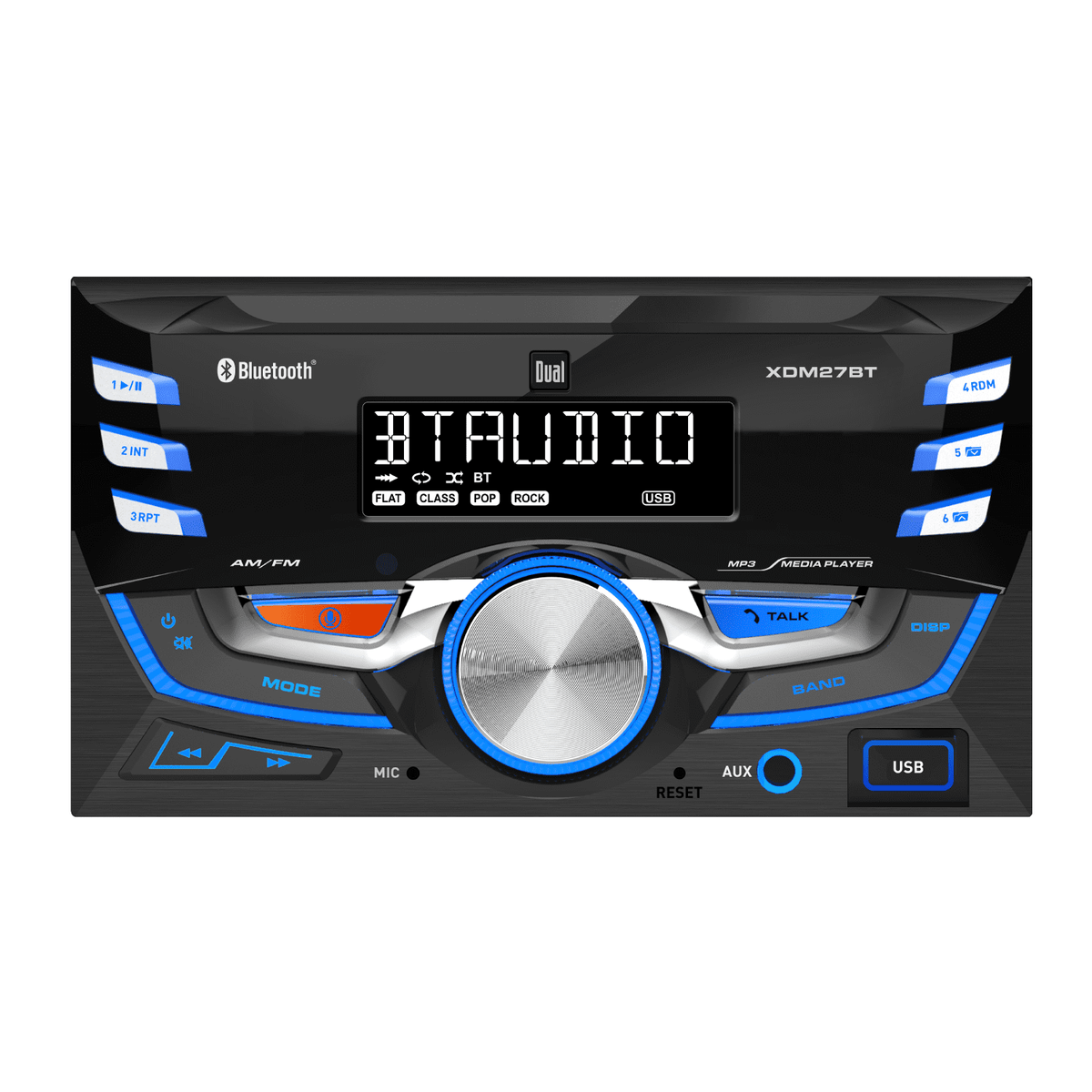 Dual Electronics XDM27BT Double Din Car Stereo Receiver with Bluetooth — view 1