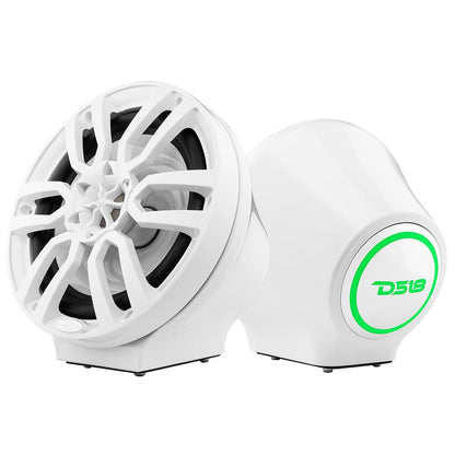 DS18 EN-JS8/BK 8" Speaker Pod RGB Led Lights — view 3