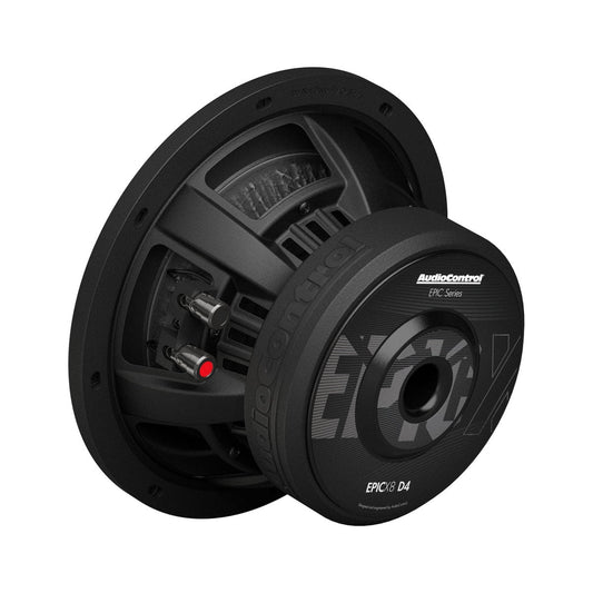 AudioControl EPICX8D4 EPICX Series 8" Subwoofer, 400 Watt RMS/600 Watt Max, 4 Ohm, Dual Voice Coil (DVC) — view 1
