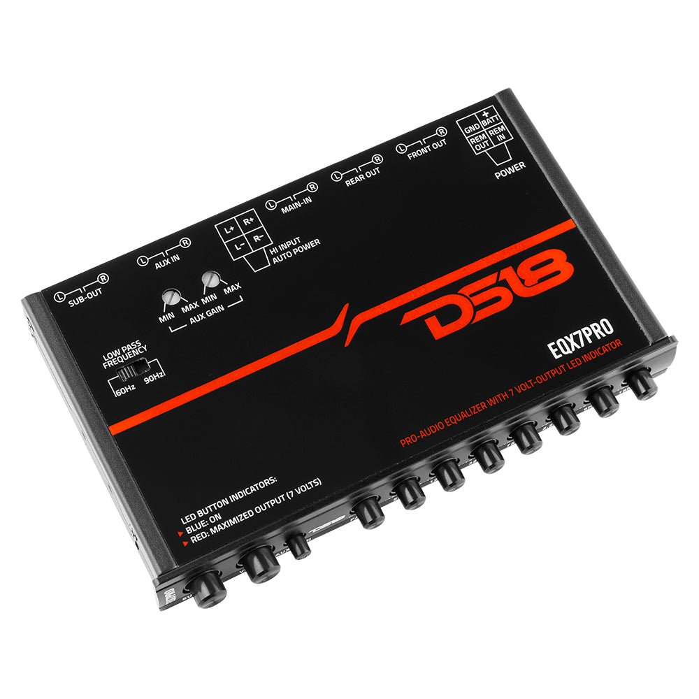 DS18 EQX7PRO High Volt 7-Band Equalizer — view 2