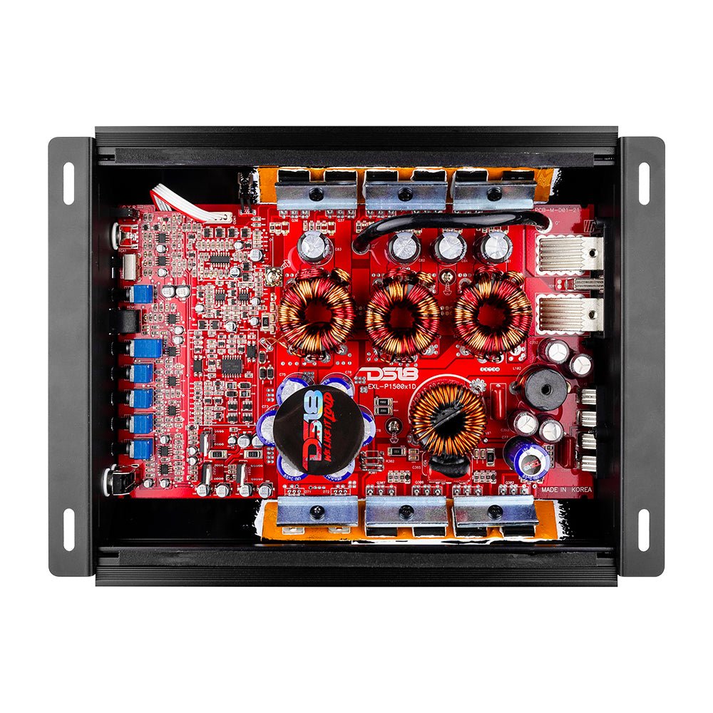 DS18 EXL-P1500X1D EXL 1-Channel Class D Amplifier 1500 Watts Rms @ 1-Ohm Made In Korea — view 2