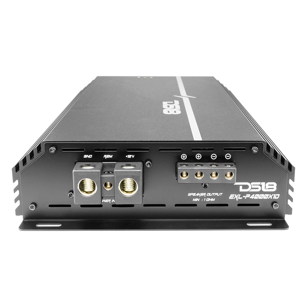 DS18 EXL-P4000X1D EXL 1-Channel Class D Amplifier 4000 Watts Rms @ 1-Ohm Made In Korea — view 3