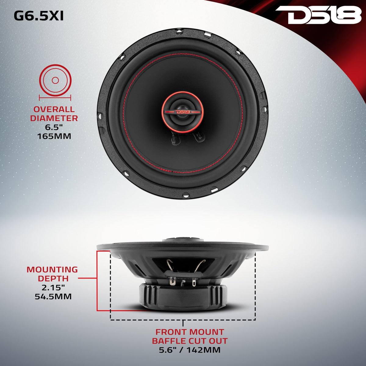 DS18 G6.5XI 6.5" Coaxial — view 7