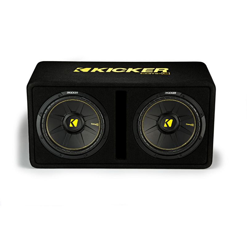Kicker 44DCWC122 Dual CompC 12-inch Subwoofers in Vented Enclosure — view 4
