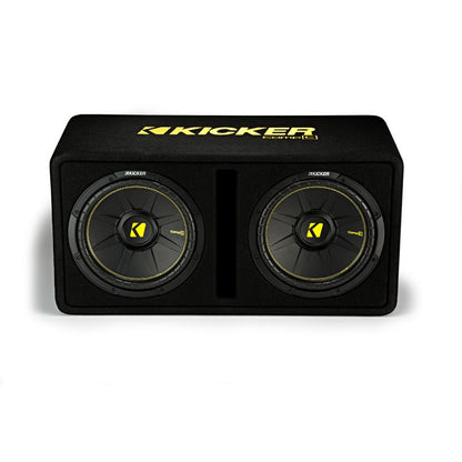 Kicker 44DCWC122 Dual CompC 12-inch Subwoofers in Vented Enclosure — view 4