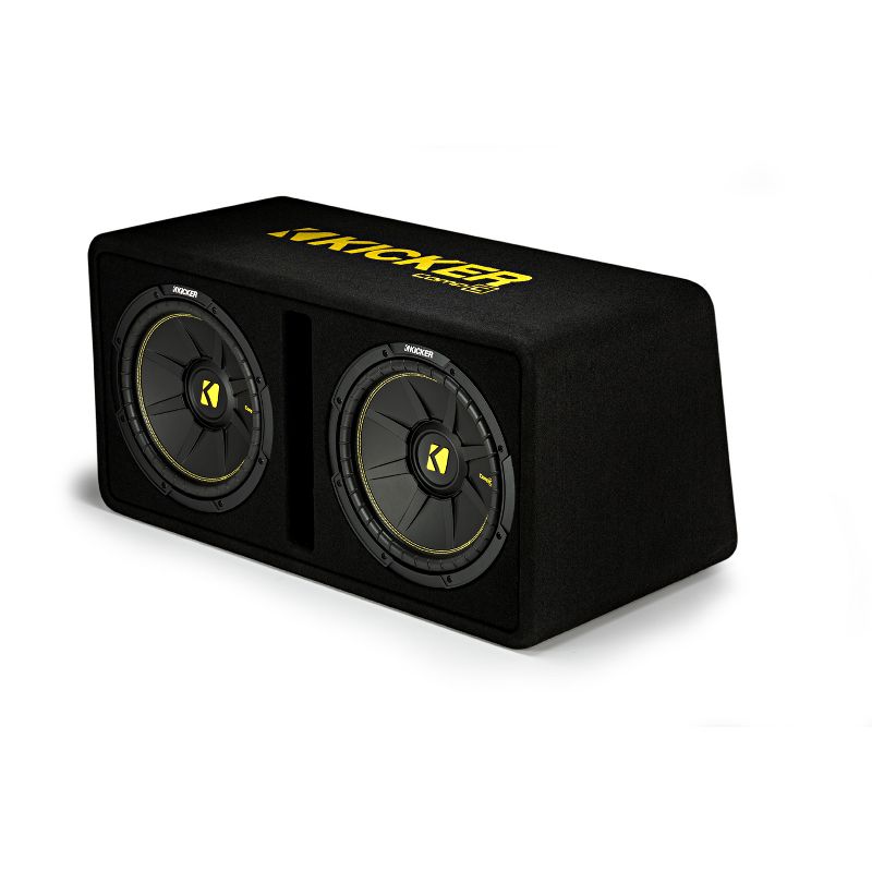 Kicker 44DCWC122 Dual CompC 12-inch Subwoofers in Vented Enclosure — view 2