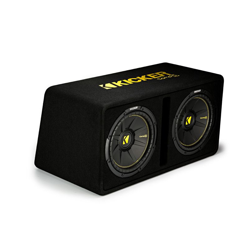 Kicker 44DCWC122 Dual CompC 12-inch Subwoofers in Vented Enclosure — view 1