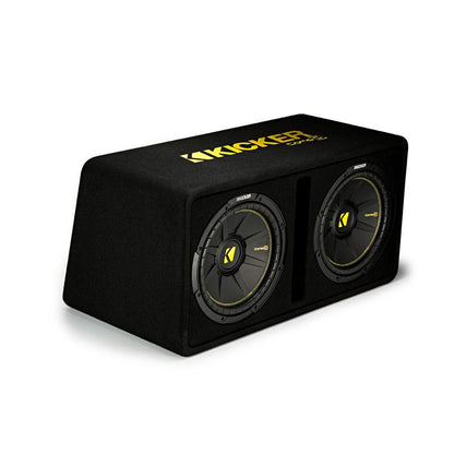 Kicker 44DCWC122 Dual CompC 12-inch Subwoofers in Vented Enclosure — view 1