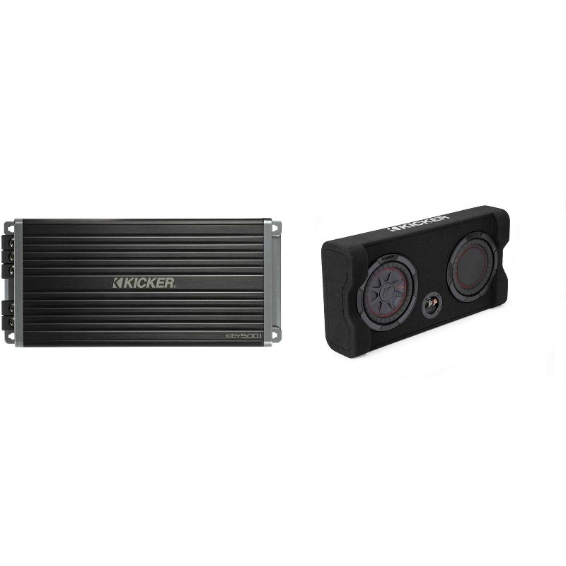 Kicker 48TRTP82 Down-Firing 8" CompRT 2-Ohm Enclosure — view 3