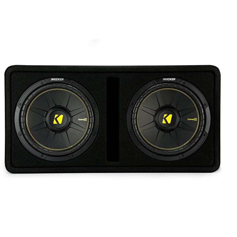 Kicker 44DCWC122 Dual CompC 12-inch Subwoofers in Vented Enclosure — view 6