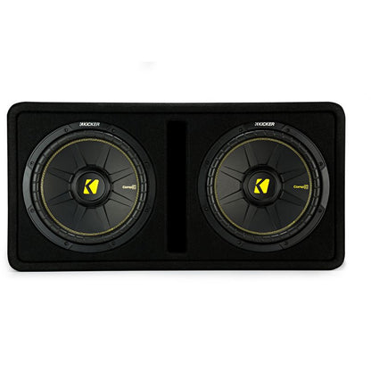 Kicker 44DCWC122 Dual CompC 12-inch Subwoofers in Vented Enclosure — view 6