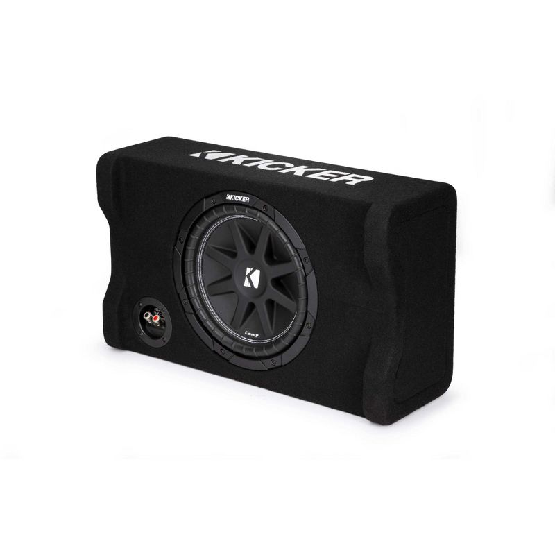 Kicker 48CDF104 Comp 10" Down-Firing Loaded Subwoofer Enclosure, 4-Ohm — view 1