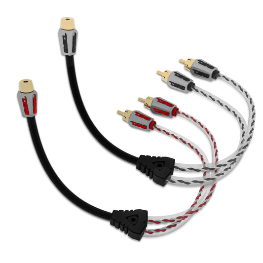 DS18 HQRCA-1F2MKIT Level 3 RCA Black + Red Kit