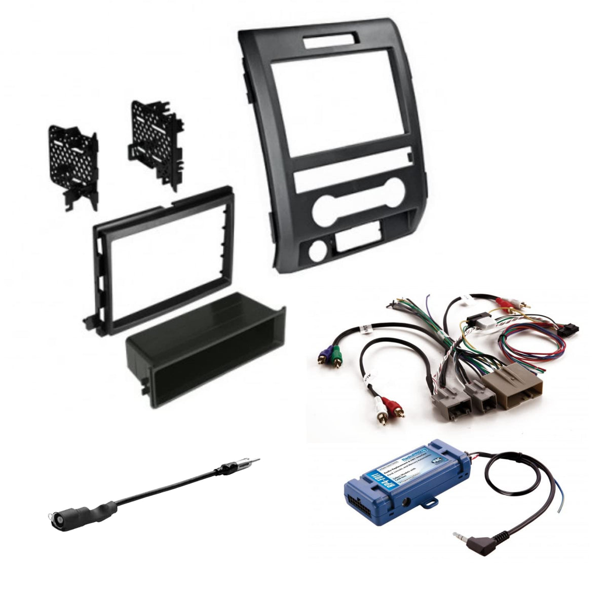 American International HYNK1136 Hyundai '06-08 DIN Radio Installation Kit — view 2