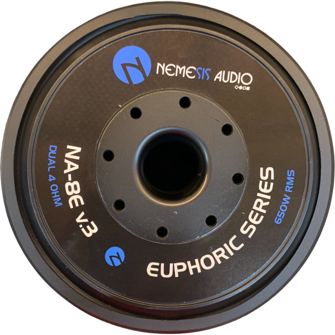 Nemesis Audio NA-8E-V.3-D2 NA-8E V.3 8″ High Performance 650W RMS Dual Voice Coil Euphoric Series Car Subwoofer — view 3