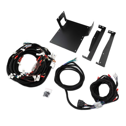 DS18 JK-HARNESS Jeep JK Amplifier and SQBASS Underseat Subwoofer