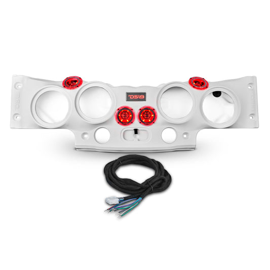 DS18 JK-SBAR/WH.HT Fits 4 x 8" Speakers (Not Included)