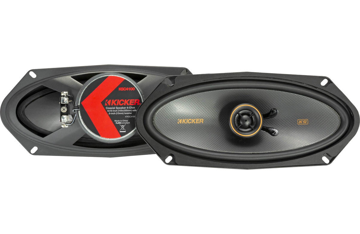 Kicker KSC4100 4x10" Coaxial Speakers — view 3