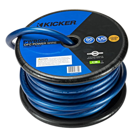 Kicker PWB050 1/0AWG 50ft Power Wire - Blue — view 3