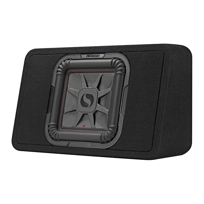 Kicker 46TL7T102 Single 10" 2-ohm L7T Truck Subwoofer Enclosure — view 1