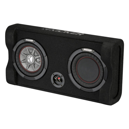 Kicker 47TRTP82 TRTP 8-inch (20cm) Thin Down Firing Subwoofer And Passive Radiator Enclosure, 2-Ohm — view 4
