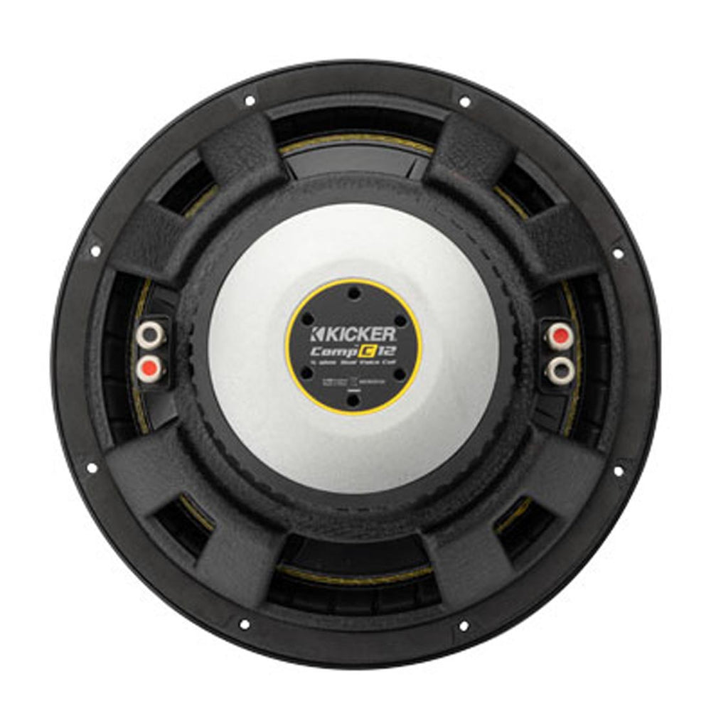 Kicker 50CWCD124 CompC 12" Dual 4-Ohm Voice Coil Subwoofer — view 2