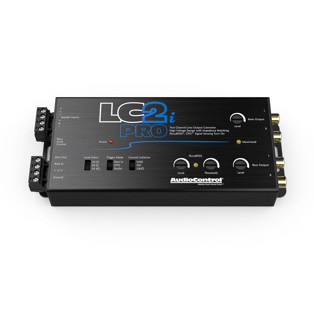 AudioControl LC2IPRO LC2i PRO 2-Channel Line Output Converter with ACR-1 Dash Remote Subwoofer Control — view 4