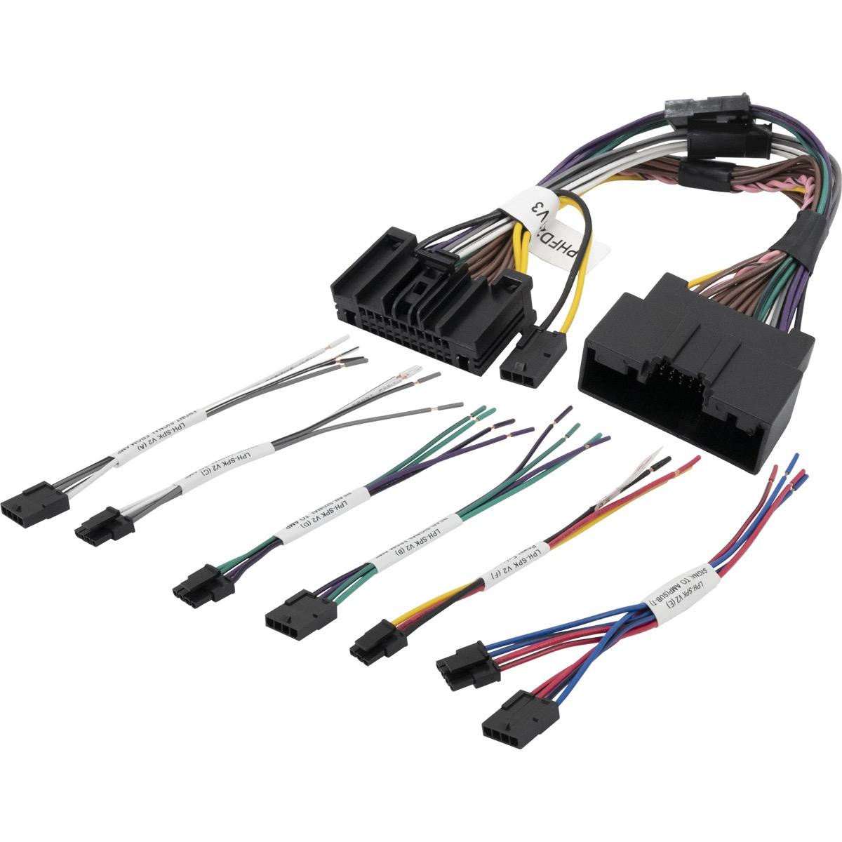 PAC Audio PAC LPHFD21 LocPRO Advanced T-Harness for Select 2011-2020 Non-Amplified Ford Vehicles — view 1