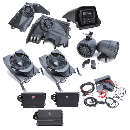 MB Quart MBQX-SUB-ACC-1 Can-Am Maverick X3 Secondary Subwoofer Installation Kit / Mounting Bracket — view 1