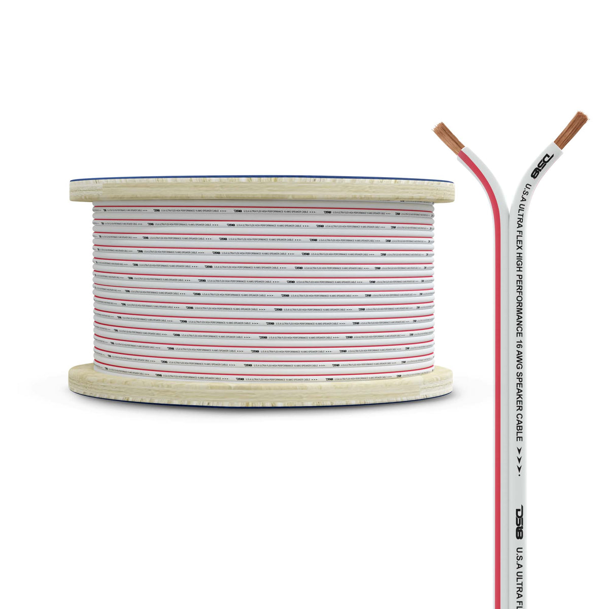 DS18 MOFC16GA150SW 16-GA Speaker Wire