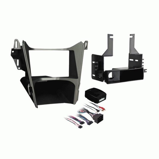 Metra 99-3307G Single/Double DIN Dash Kit for 2010-2015 Chevy Equinox/GMC Terrain (with Monochrome Display) — view 1